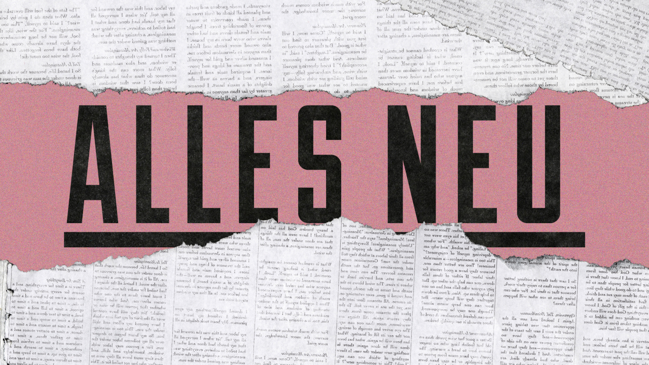 Alles neu | Teil 3 | Eine neue Art zu Leben – Ecclesia Church